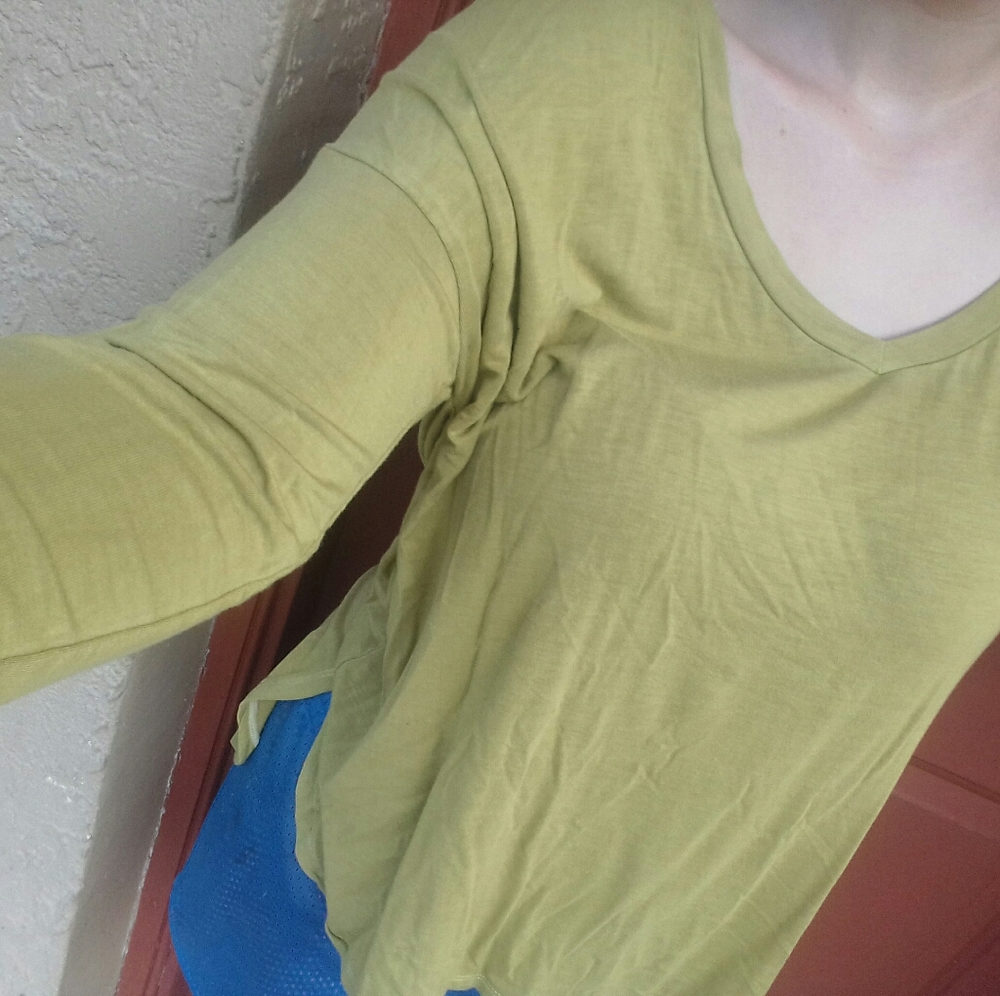 long sleeve v neck